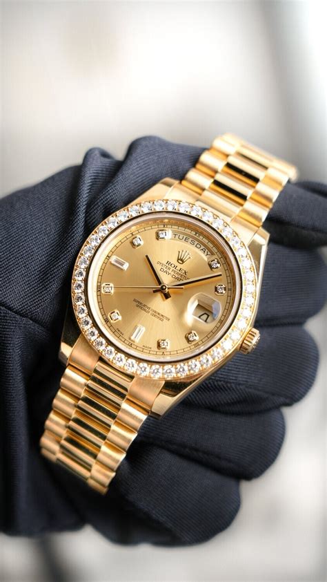 gold diamond rolex oyster perpetual|rolex datejust 41 with diamonds.